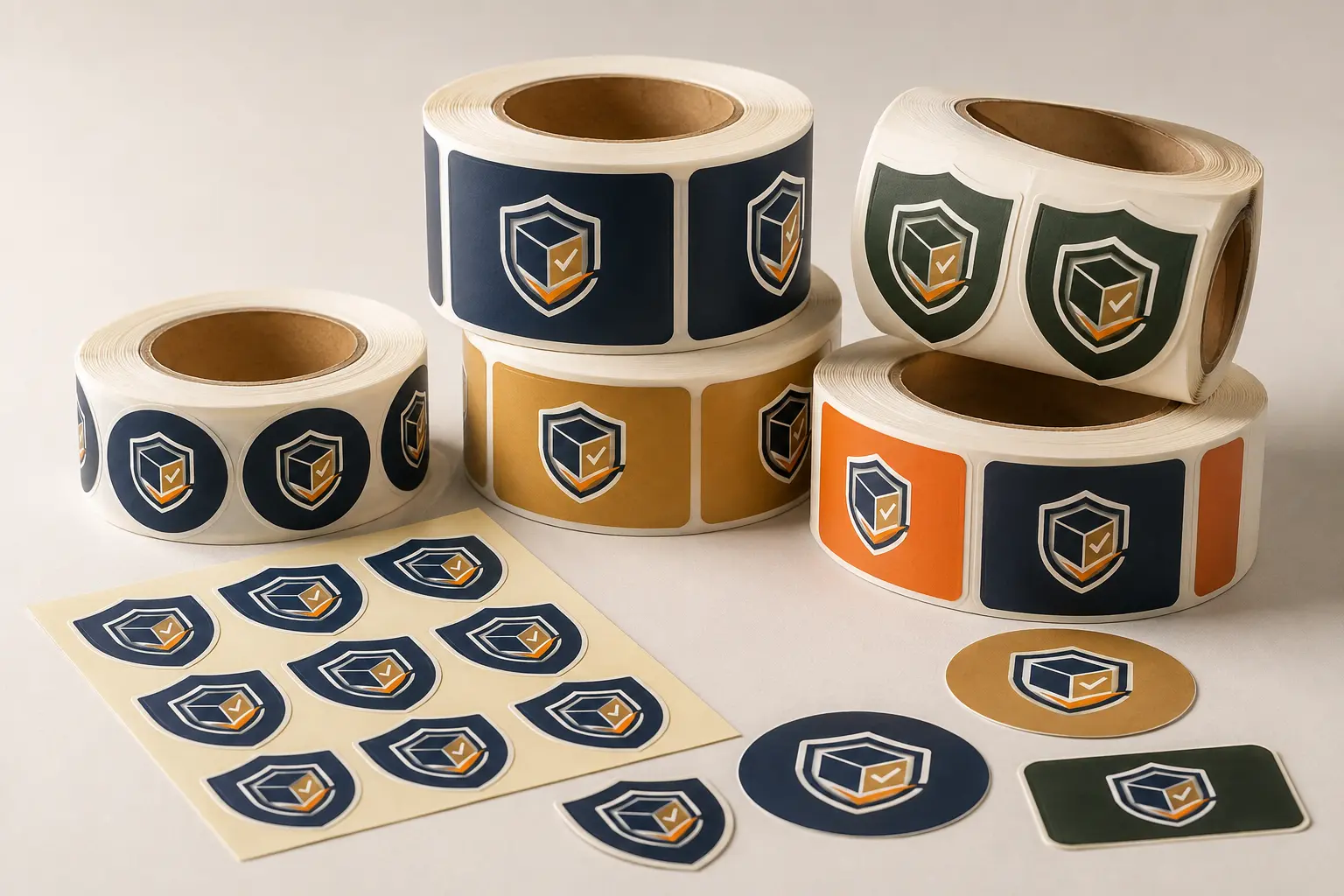 Custom Labels & Stickers example